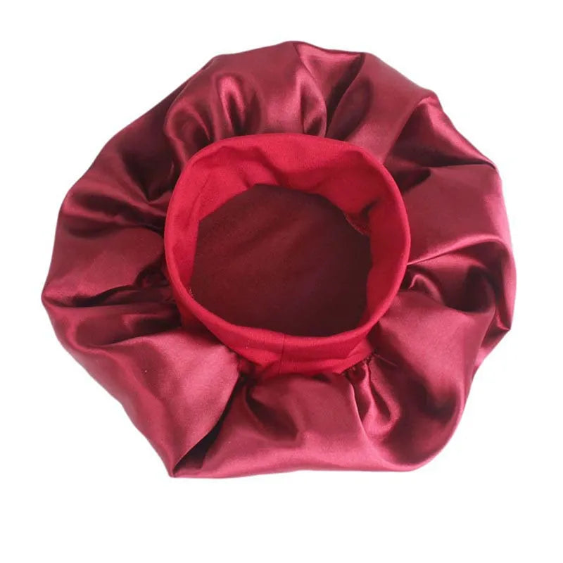 Women Bonnet Satin Sleeping Hat Hair Night Sleep Cap Head