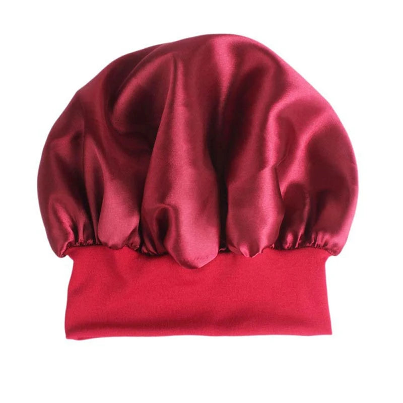 Women Bonnet Satin Sleeping Hat Hair Night Sleep Cap Head