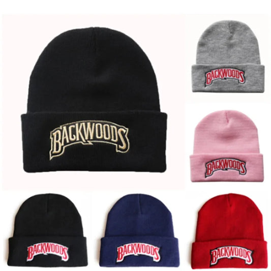 Autumn and Winter Men's and Women's Woolen Hats Knitted Hats BACKWOODS Skateboard Popular Hats Hip-hop Hats Adjustable Beanies