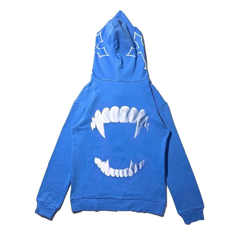 Stitch Zip Up Hoodies Unisex Jacket Casual Hip Hop Harajuku Streetwear Y2K Clothes Top Loose Grunge Hooded Sweatshirt hoodies