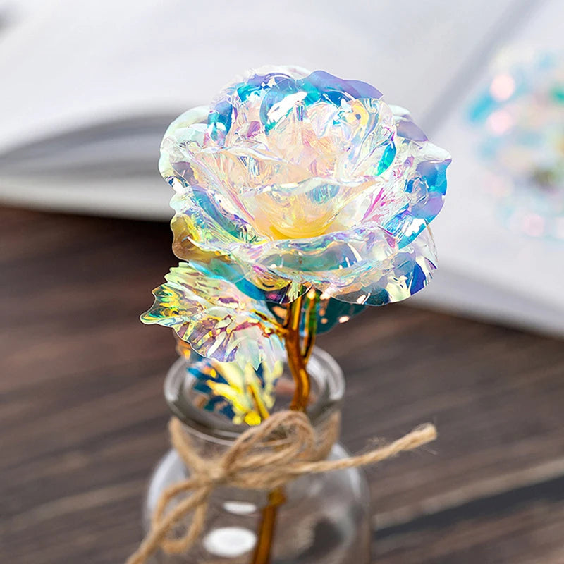 Galaxy Rose Gifts for Her Or Him Colorful