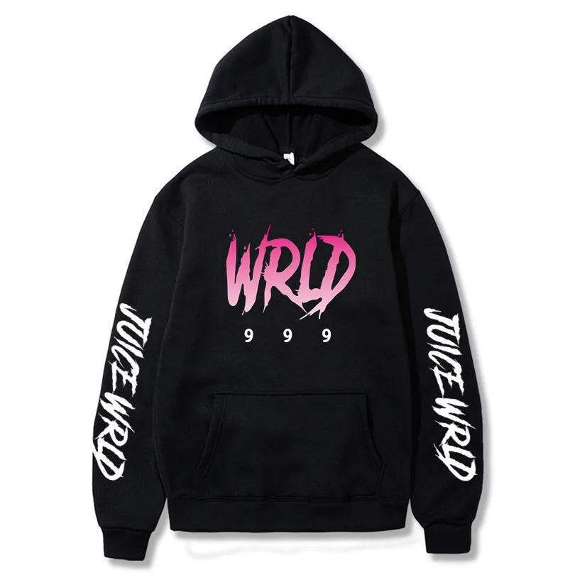 New rapper wrld the same sweatshirt loose men and women with hoodie high street casual unisex wear