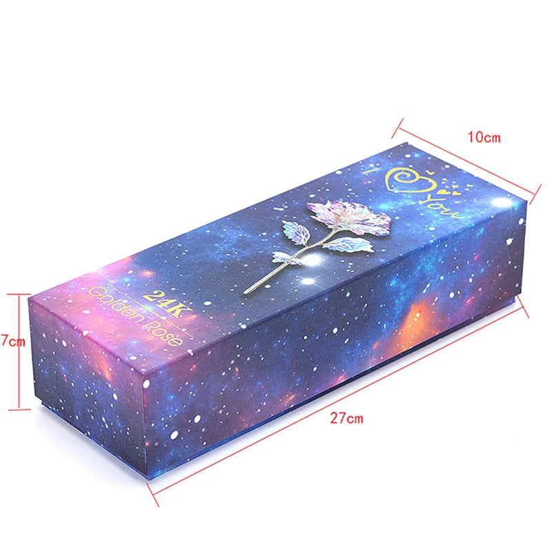 Galaxy Rose Gifts for Her Or Him Colorful