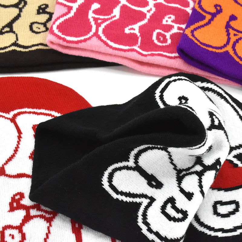 Broken Heart Y2K beanie Popular Fashion