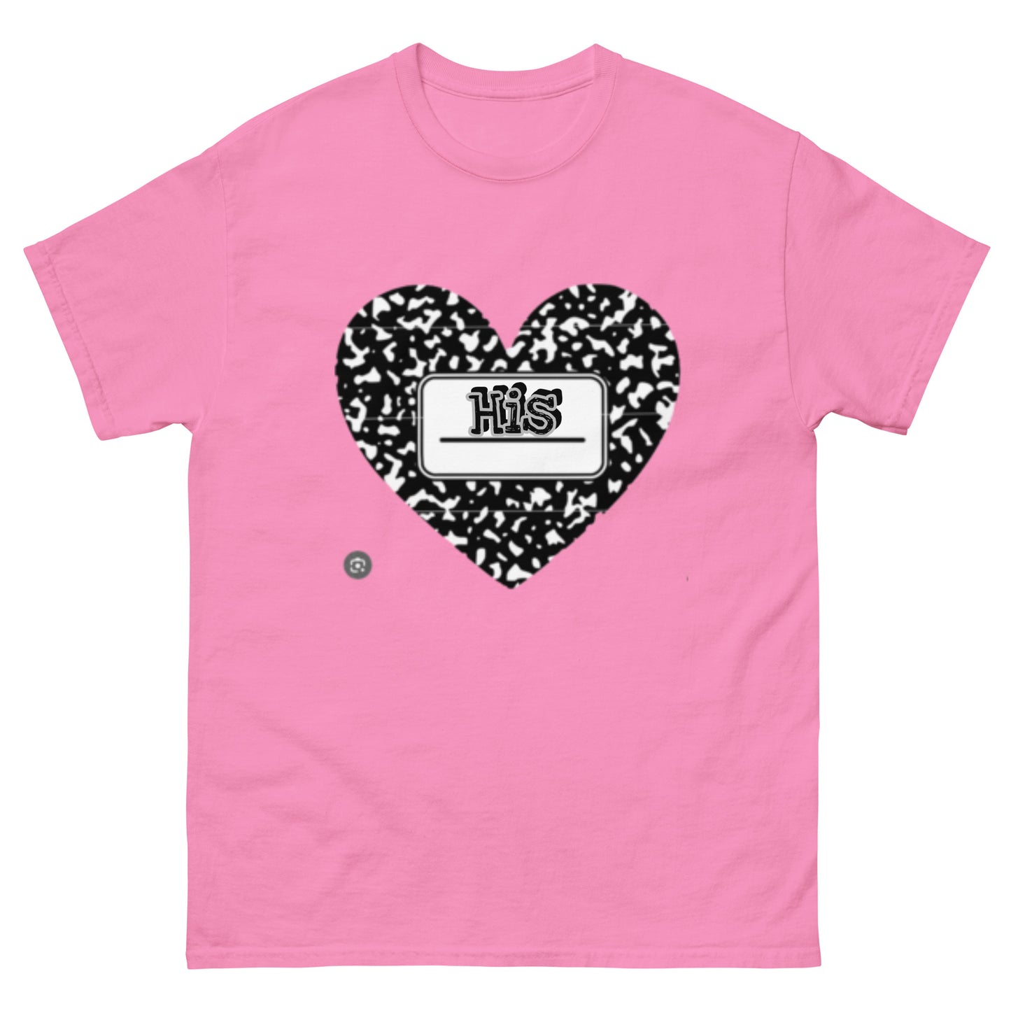 His Hers Valentines Couple Woman’s Men's classic tee