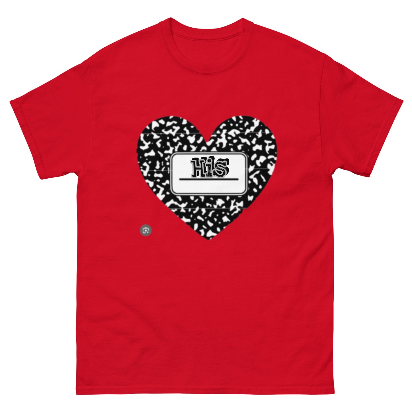 His Hers Valentines Couple Woman’s Men's classic tee