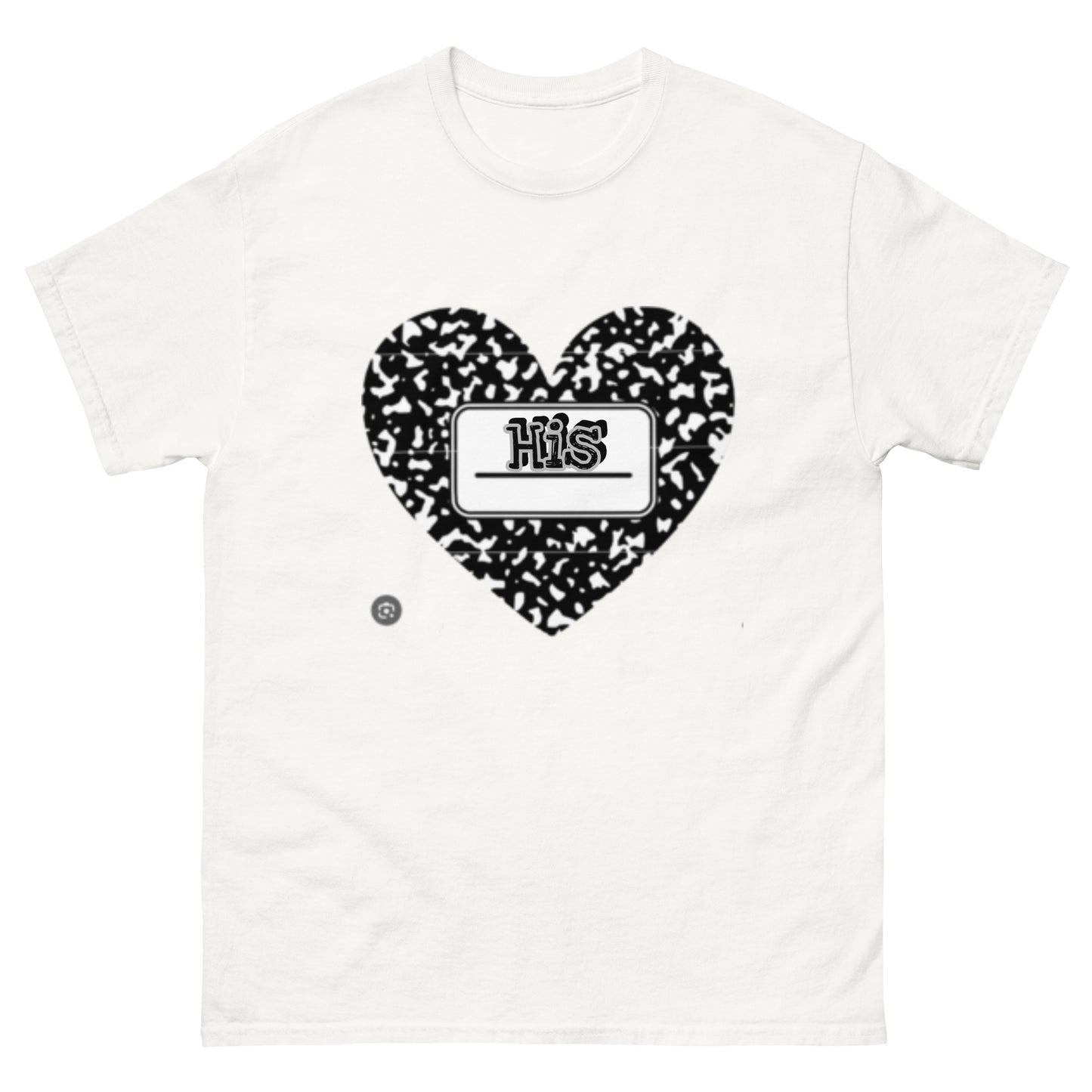 His Hers Valentines Couple Woman’s Men's classic tee