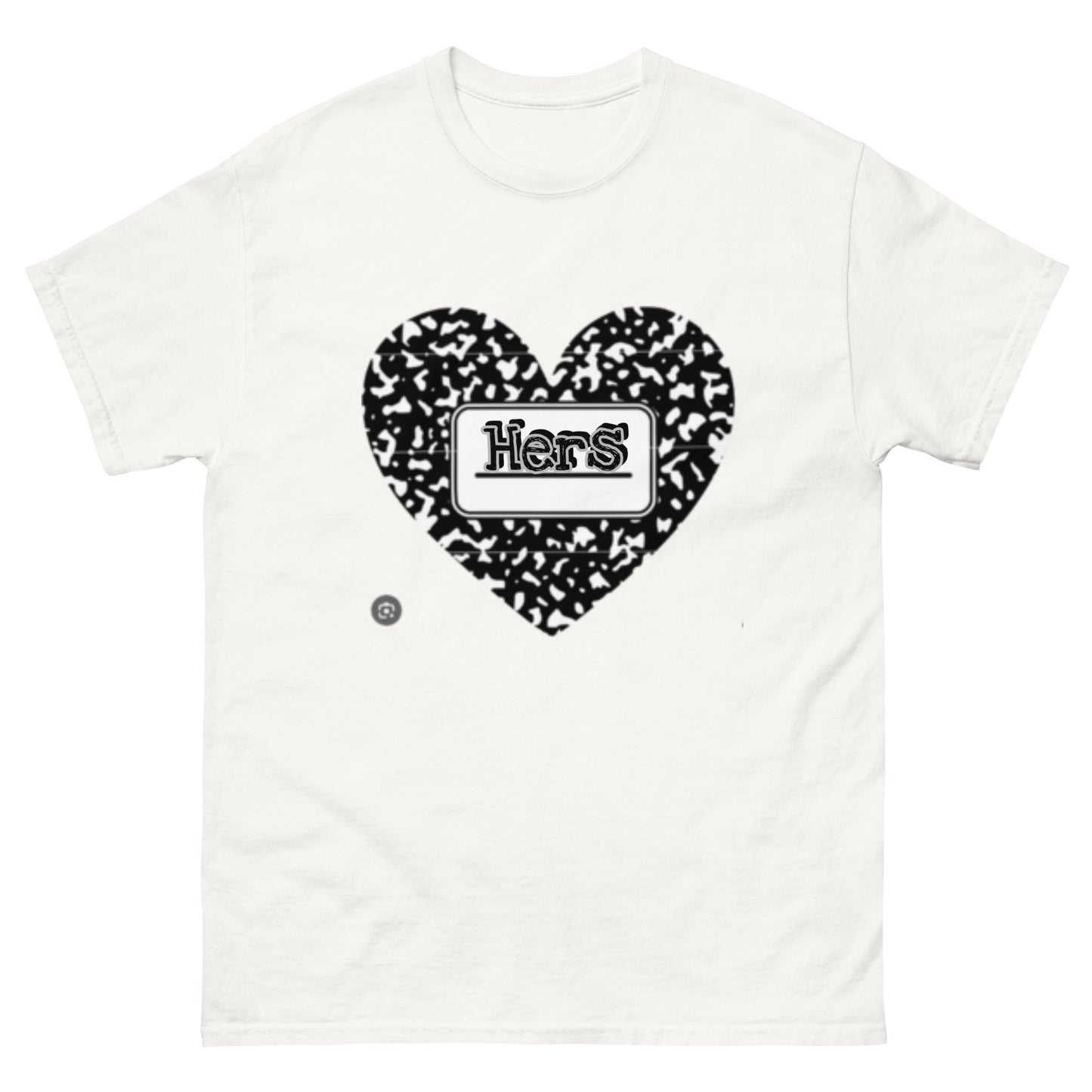 His Hers couple valentines Woman’s Men's classic tee