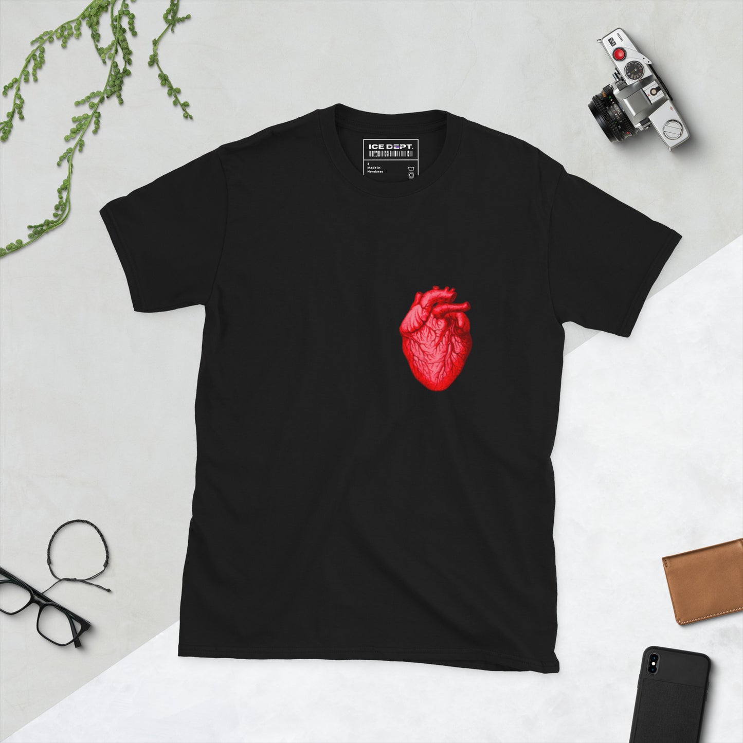 Big heart Single Valentines Phrase Short-Sleeve Unisex T-Shirt