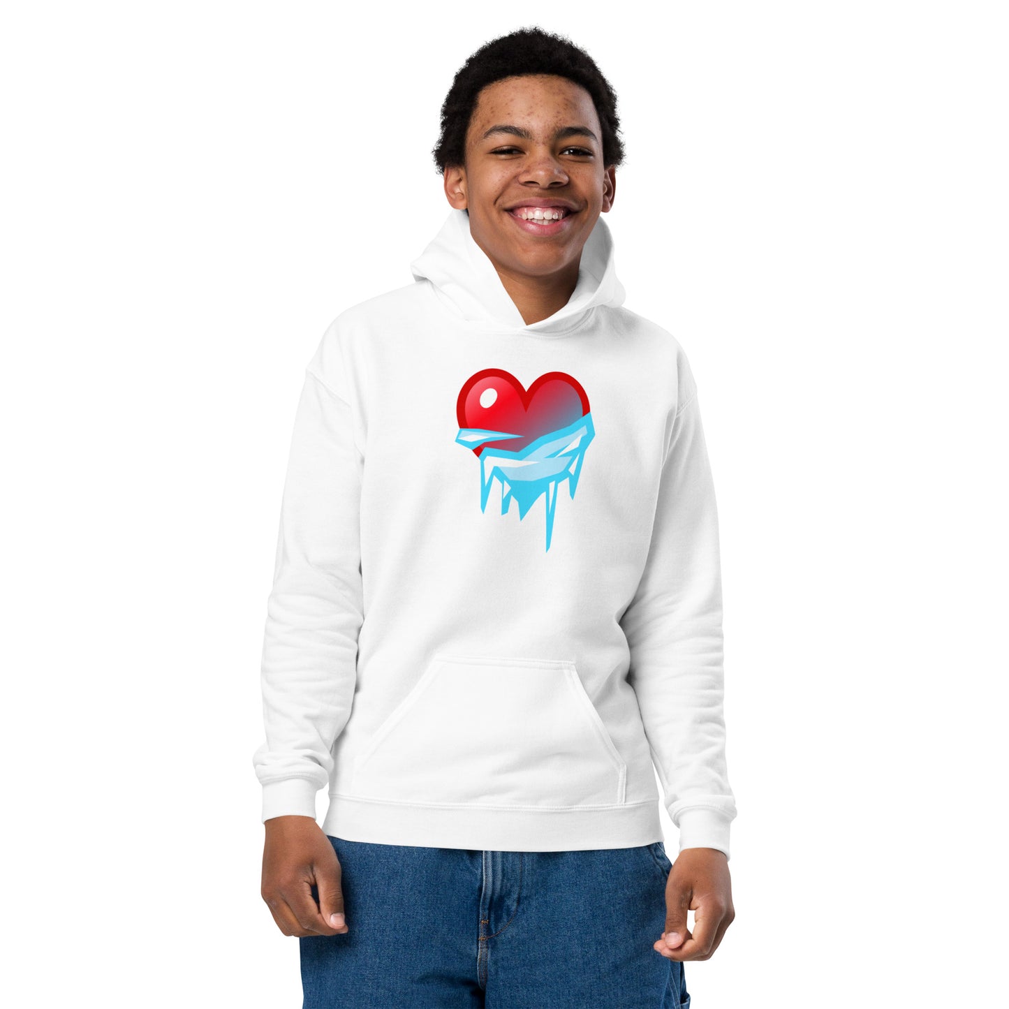 Youth Ice Heart hoodie