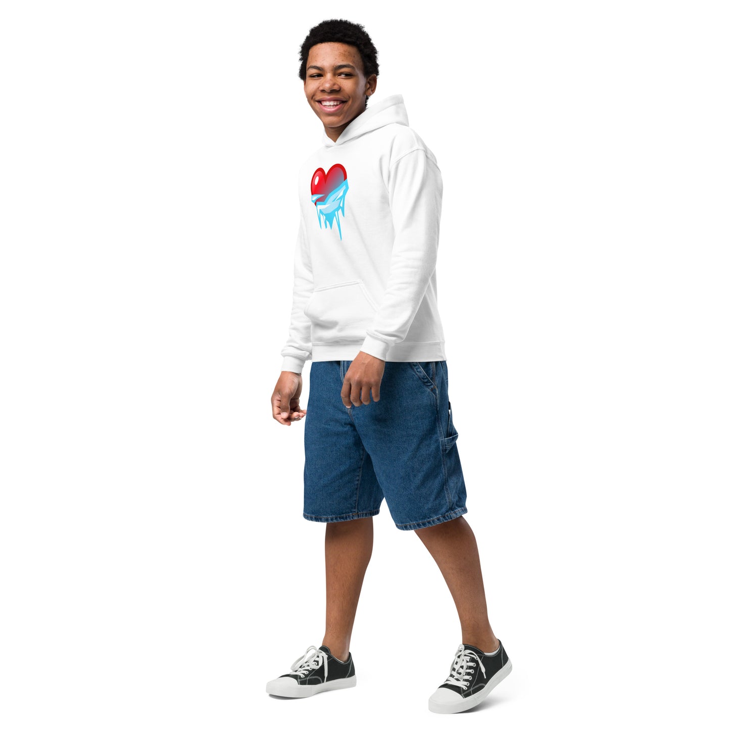 Youth Ice Heart hoodie